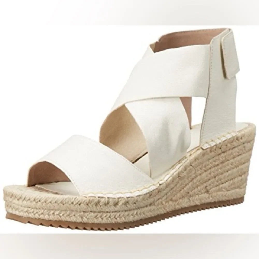 Eileen Fisher Women's Willow Espadrille Wedge Sandal Size 9 - Picture 2 of 12